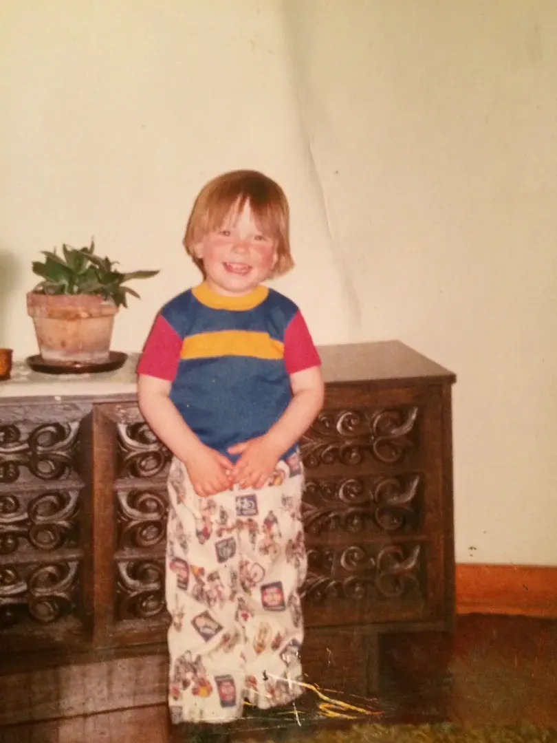 A childhood photo